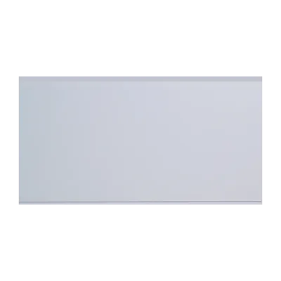 Tablilla Basic Blanca sin división 20*6mm*5.95m 1.19m2