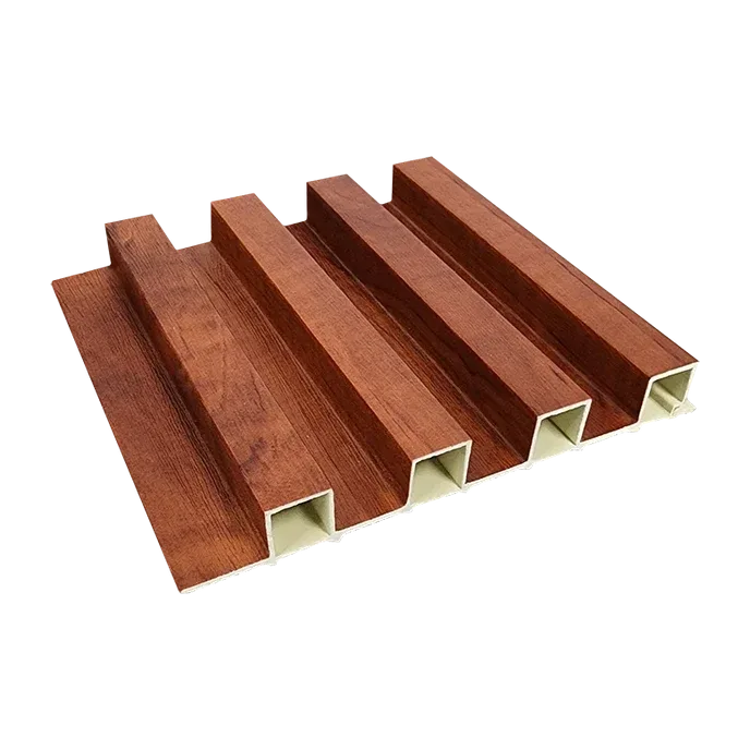 Tablilla Decorativa WPC 3 Canales Caobilla 2.3x16x290cm 0.464m2