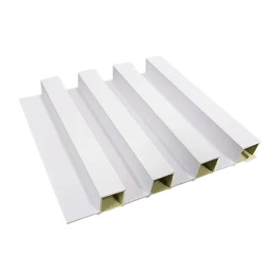 Tablilla Decorativa WPC 3 Canales Blanco Perla 2.3x16x290cm 0.464m2