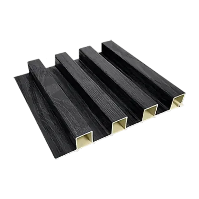 Tablilla Decorativa WPC 3 Canales Negro 2.3x16x290cm 0.464m2 E=10