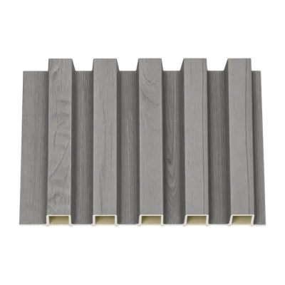 Tablilla Decorativa WPC 3 Canales Gris Madera 2.3x16x290cm 0.464m2 E=10