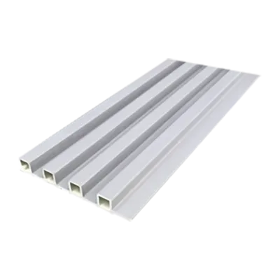 Tablilla Decorativa WPC 3 Canales Gris Liso 2.3x16x290cm 0.464m2 E=10