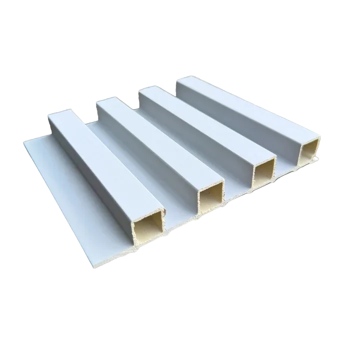 Tablilla Decorativa WPC 3 Canales Gris 2.3x16x290cm 0.464m2