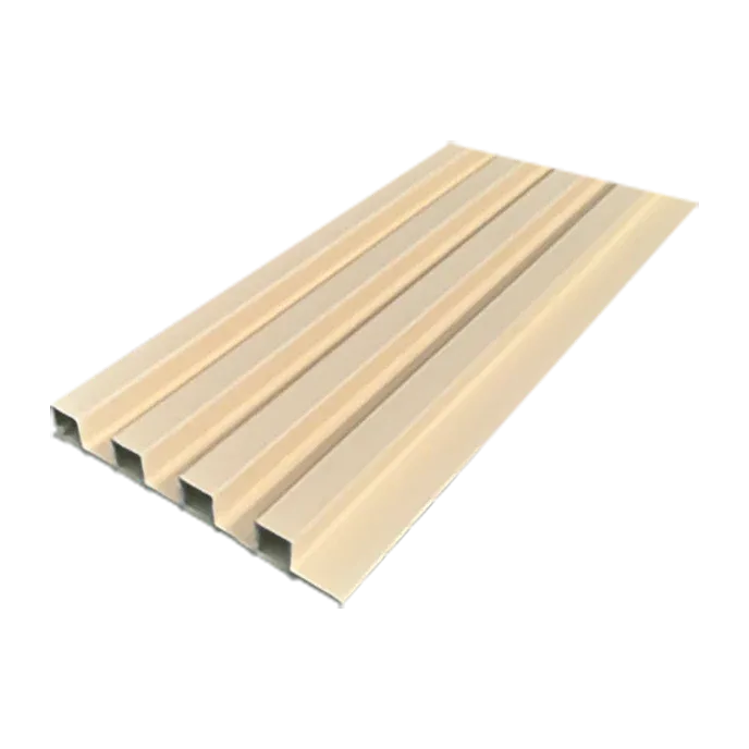 Tablilla Decorativa WPC 3 Canales Crema 2.3x16x290cm 0.464m2 E=10
