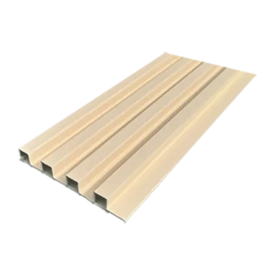 Tablilla Decorativa WPC 3 Canales Crema 2.3x16x290cm 0.464m2 E=10