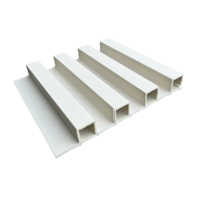 Tablilla Decorativa WPC 3 Canales Beige Claro 2.3x16x290cm 0.464m2