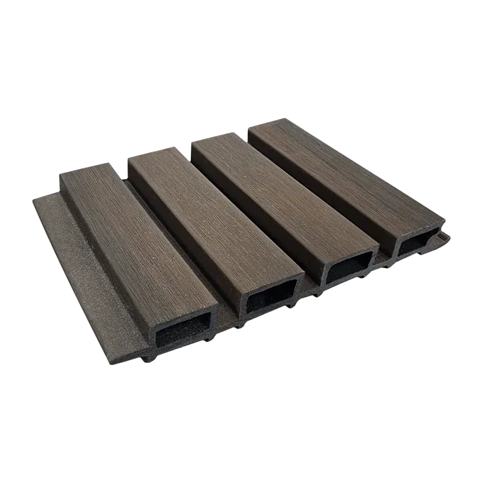 Panel Acanalado WPC Gold 3 Divisiones Nuez 2.6x21x290cm