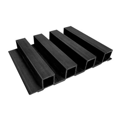 Panel Acanalado WPC Silver 3 Canales Negro 3x20x300cm