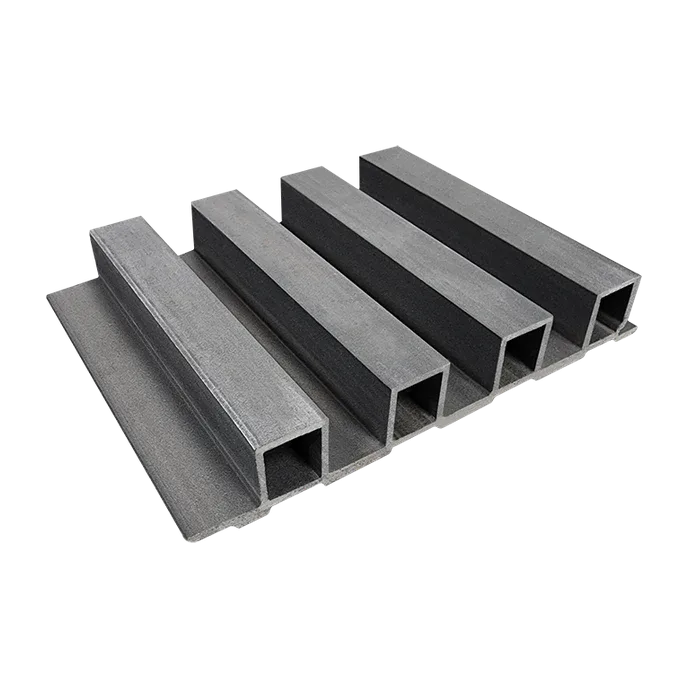 Panel Acanalado WPC Silver 3 Canales Gris 3x20x300cm