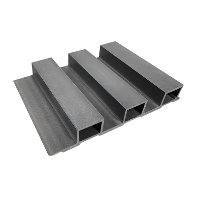 Panel Acanalado WPC Silver 2 Canales Gris 3x25x300cm