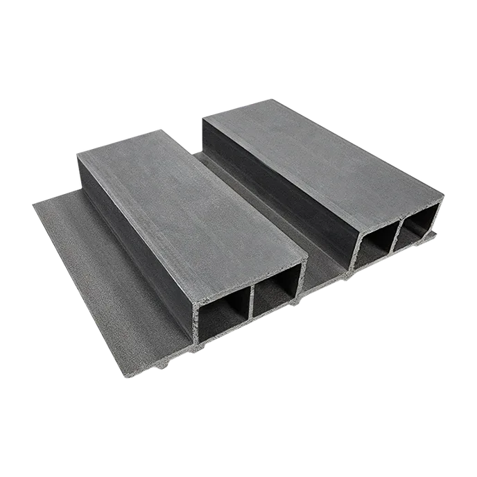 Panel Acanalado WPC Silver 1 Canal Gris 4×19.2x300cm