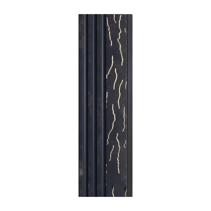 Panel Decorativo PS París Nogal/Dorado 1.2mm 12.5×2.9m