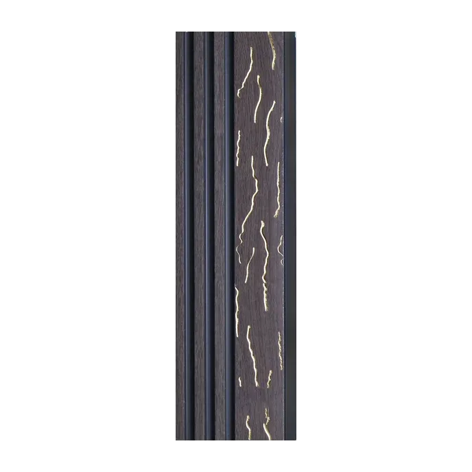 Panel Decorativo PS París Café/Dorado 12mm 12.5x290cm