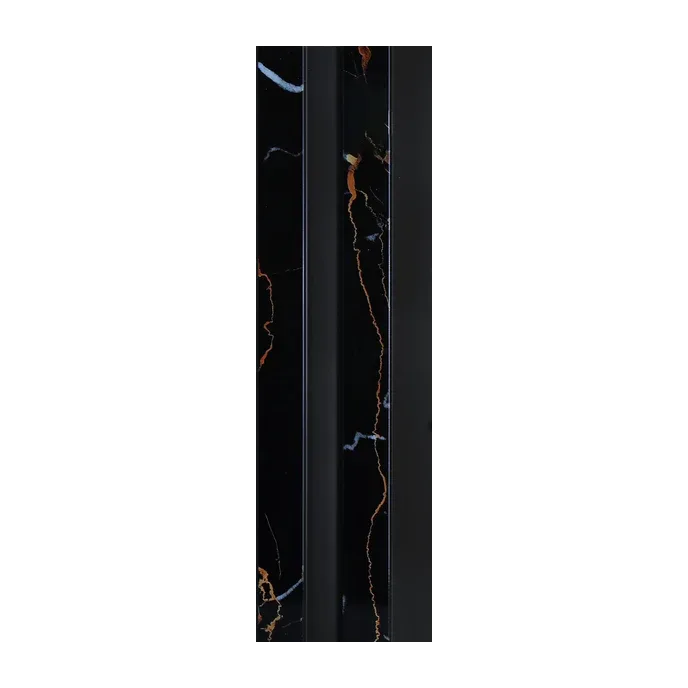 Panel Decorativo PS Milán Negro/Dorado 12mm 12x290cm