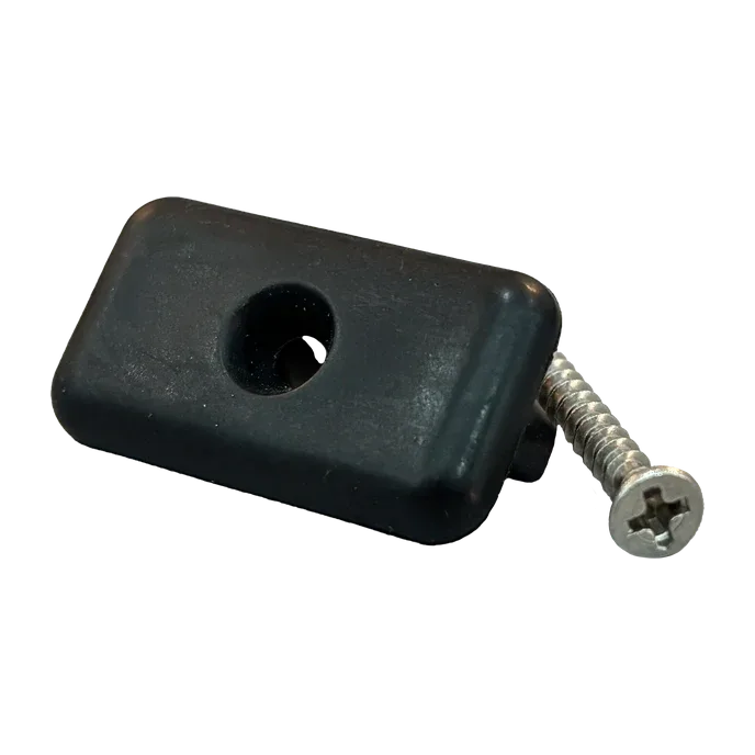 Conjunto Clip Plástico + Tornillo Acero Inoxidable