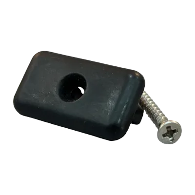 Conjunto Clip Plástico + Tornillo Acero Inoxidable