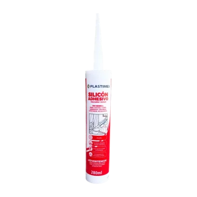 Silicón Adhesivo para baños y cocinas 280ml E=12