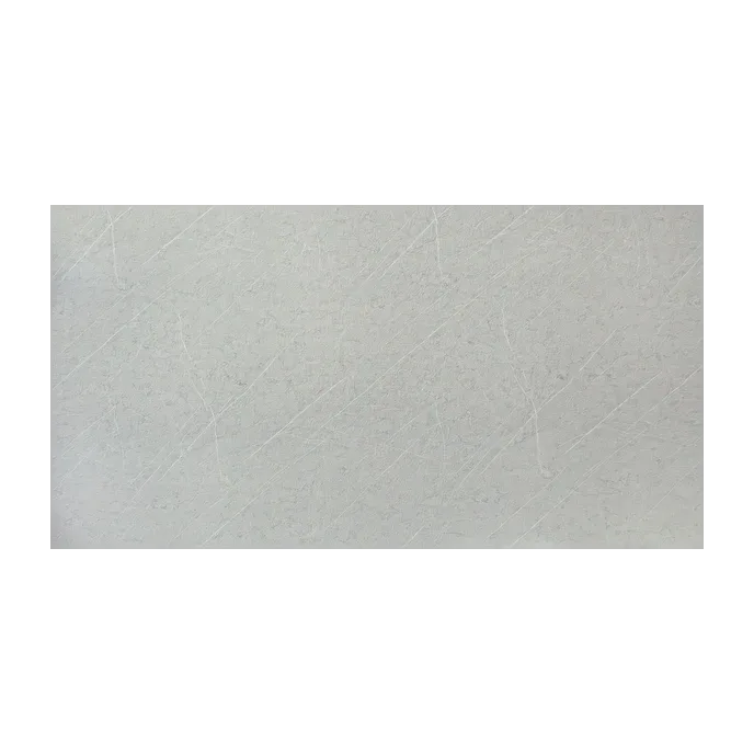 Lámina Decorativa Mármol PVC Relieve Pizarra Gris Blanca 3mm 122x244cm