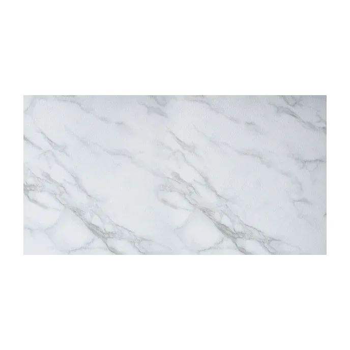 Lámina Decorativa Mármol PVC Relieve Ceniza Blanca 3mm 122x244cm