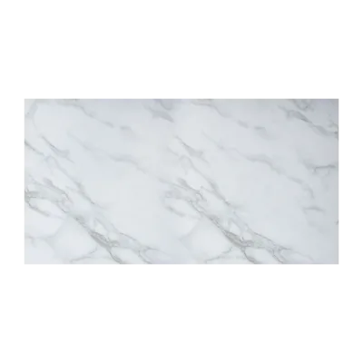Lámina Decorativa Mármol PVC Relieve Ceniza Blanca 3mm 122x244cm