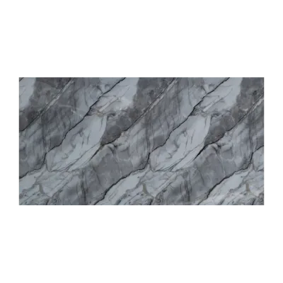 Lámina Decorativa Mármol PVC Clásico Gris 122x244cm KL8257