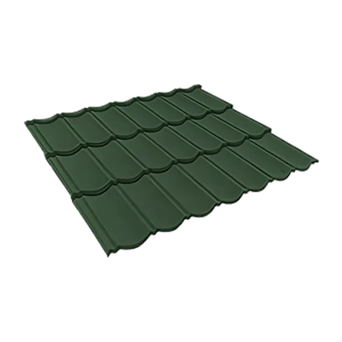 Teja Metálica Stoneroof Bond Verde 42x134cm 0.4mm