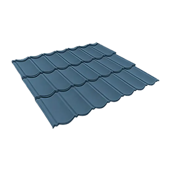 Teja Metálica Stoneroof Bond Azul 42x134cm 0.4mm