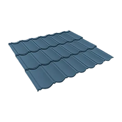 Teja Metálica Stoneroof Bond Azul 42x134cm 0.4mm